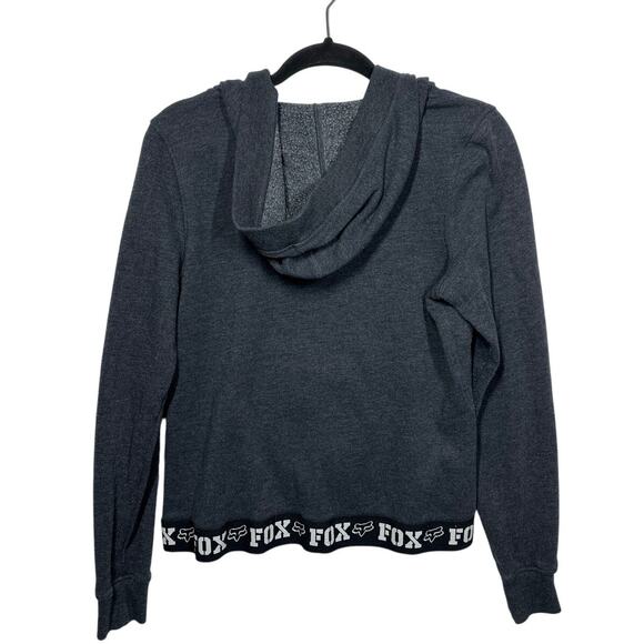 FOX Racing Activewear Hoodie Sweatshirt Top Long Sleeve Black Size Medium - Picture 5 of 10